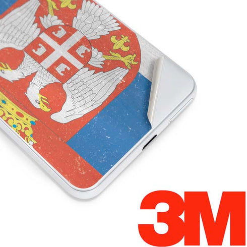 Serbia Flag Distressed Google Pixel 3 Skin